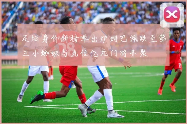 足坛身价新榜单出炉姆巴佩跌至第三小蜘蛛与九位亿元门将齐聚